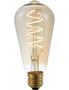 LED E27 ST64 Amber 4 Watt Dimbaar