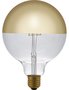 LED E27 G125 Kopspiegel Goud 4 Watt Dimbaar