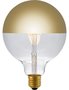 LED E27 G125 Kopspiegel Goud 4 Watt Dimbaar