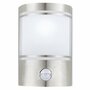 Wandlamp Cerno RVS met Sensor