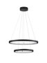 Hanglamp Empatia 60/40 Zwart 3000K Dimbaar