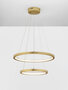 Hanglamp Empatia 60/40 Goud 3000K Dimbaar