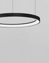 Hanglamp Pertino 50cm Zwart 3000K Dimbaar