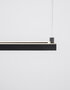 Hanglamp Eterna 50x50cm Zwart 3000K Dimbaar