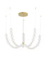 Hanglamp Perla 118cm Goud 3000K Dimbaar