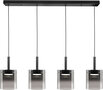 Hanglamp Salerno 4 Zwart 