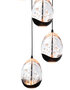 Hanglamp Clear Egg 5 Rond