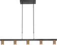 Hanglamp Perugia Recht Brons