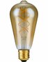 LED E27 ST64 Amber 5 Watt Dimbaar