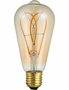 LED E27 ST64 DL Amber 5 Watt Dimbaar