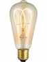 LED E27 ST64 DL Amber 5 Watt Dimbaar