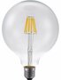 LED E27 G125 Helder 6,5 Watt Dimbaar