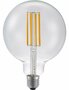 LED E27 G125 Helder 8 Watt Dimbaar