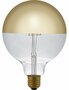 LED E27 G125 Kopspiegel Goud 6,5 Watt Dimbaar