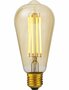 LED E27 ST64 Amber 5 Watt Dimbaar