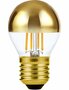 LED E27 G45 Kopspiegel Goud 4 Watt Dimbaar