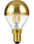 LED E14 G45 Kopspiegel Goud 4 Watt Dimbaar