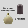 Stel je eigen Videlamp 9 pendels samen